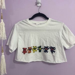 Grateful Dead cropped tshirt